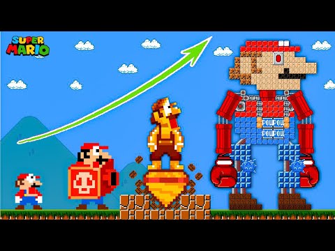 What If Super Mario But Mario Upgrade Myself | Game Animation