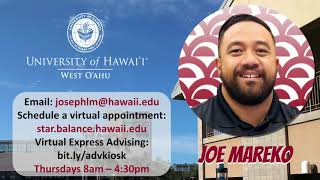 Meet Your Advisor - Joe Mareko