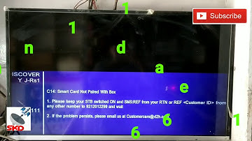 Heavy refresh#C14#smart card not paired with box#d2h#