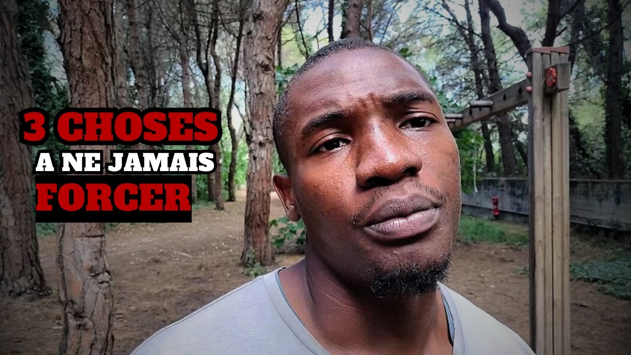 3 CHOSES QUE TU NE DOIS JAMAIS FORCER DANS LA VIE (LACHE PRISE)