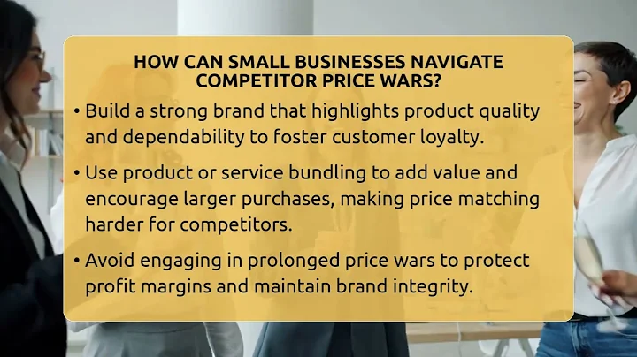 How Can Small Businesses Navigate Competitor Price Wars? - Small Biz Success Hub