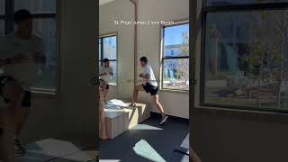SL Pogo Jumps Clock Bench