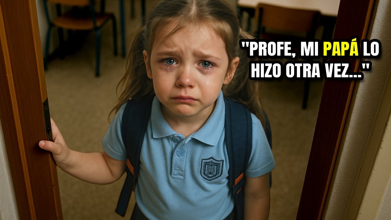 “Profe, mi papá lo hizo otra vez...” – Maestro llama a la policía de inmediato