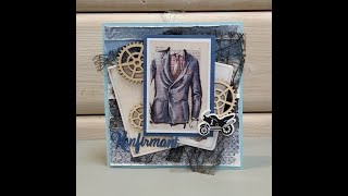 How to make a confirmation greeting card