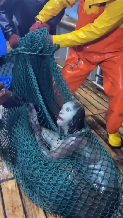 Caught on Camera: A Real Mermaid?! 😱🧜‍♀️🌊 #Shorts