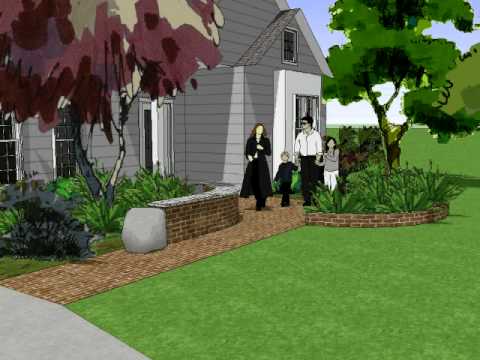 Landscaping Ideas | Sketchup | 3D Landscapes - YouTube on Sketchup Garden Design
 id=61626