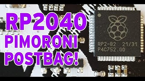 RP2040 Postbag! First looks at the Pimoroni Badger 2040 and the Adafruit Trinkey QT2040