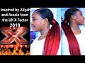 Inspired by acacia and aliyah from uk x factor 2018 diy ponytail hairstyle