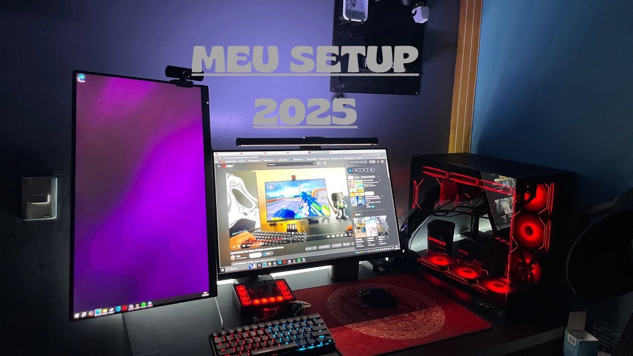 MEU SETUP GAMER 2025 + ATUALIZAÇÕES! - YouTube