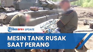 Detikdetik Teknisi Alat Perang Rusia Lakukan Perbaikan Mesin Tank Saat Serangan Menggila Ke Ukraina