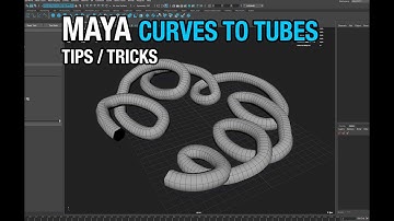 Maya (Tips/Tricks) - Curves to Tubes