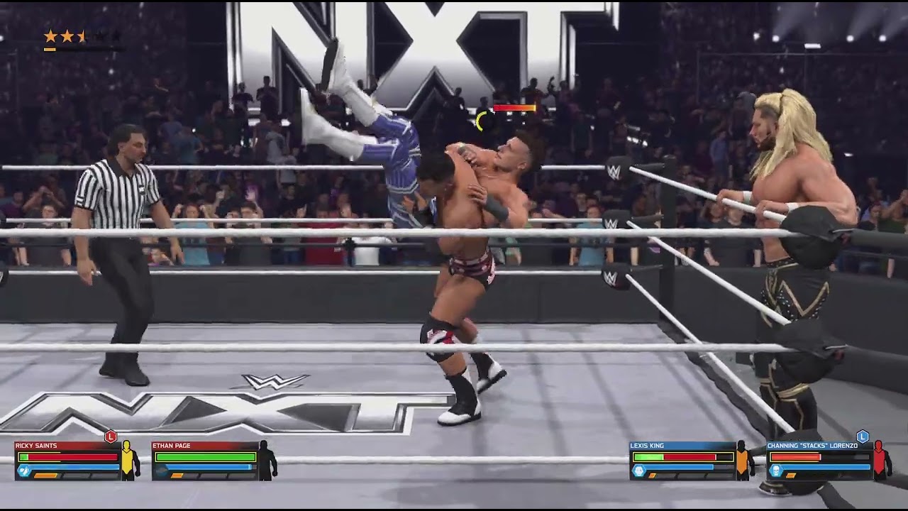 WWE 2K26-Ricky Saints & Ethan Page Vs Channing Stacks Lorenzo & Lexis King