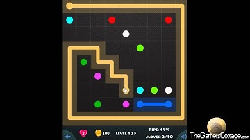 Flow Game Level - 275 [9x9] Basic Pack Connect the Dots