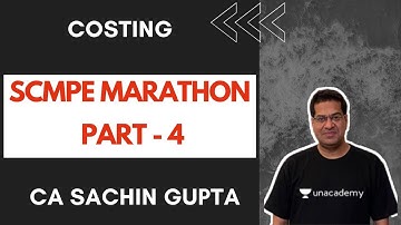 SCMPE MARATHON PART 4 | CA Final - CA Sachin Gupta