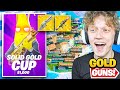 I Hosted a GOLD GUNS ONLY Tournament for $100 in Fortnite... (unfair)