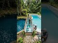 This Glass Pool Walkway Is Insane 😱 #renovation #design