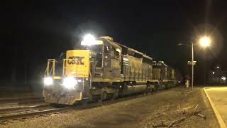 CA11 with 3 CSXT SD40-2s on 8/13/26 - CSXT 8352 & 8851 lead