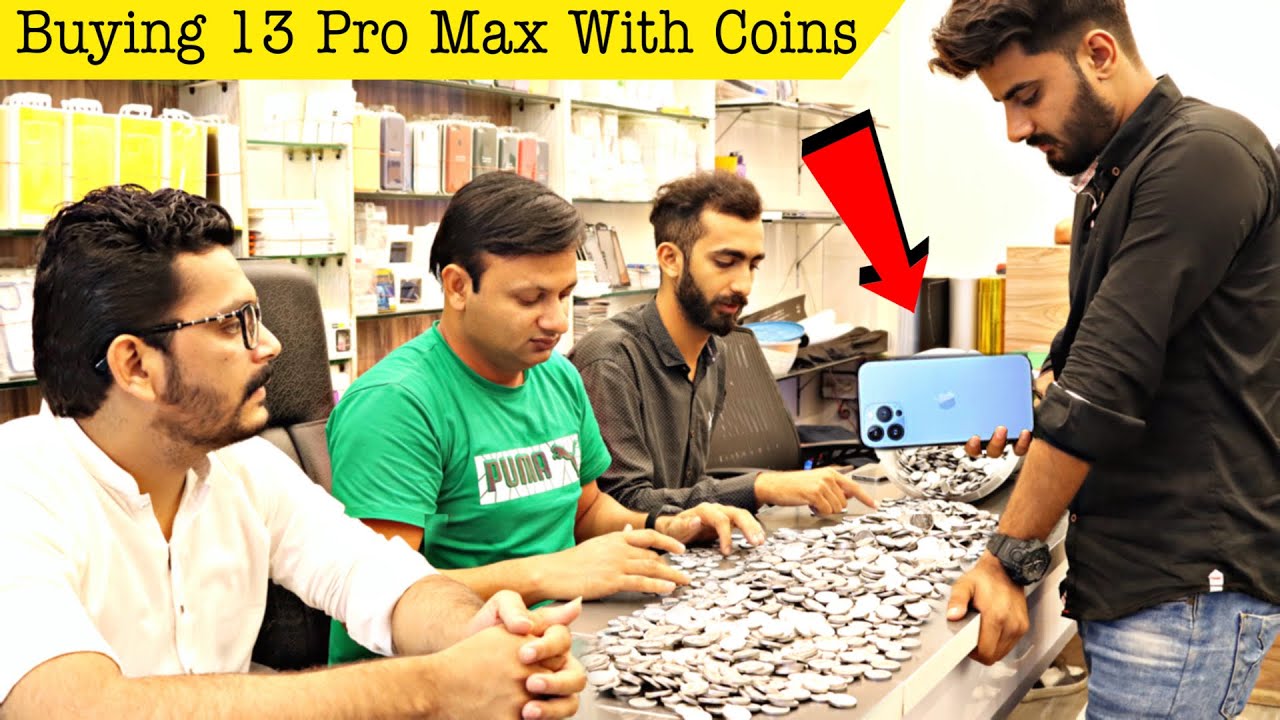 Buying iPhone 13 PRO MAX With Coins Prank @That Was Crazy