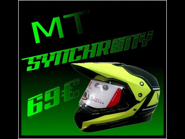 Casco MT Trail Synchrony Duo Sport SV Patrol B7 Azul Mate - Bermúdez Motor  - Tienda de motos