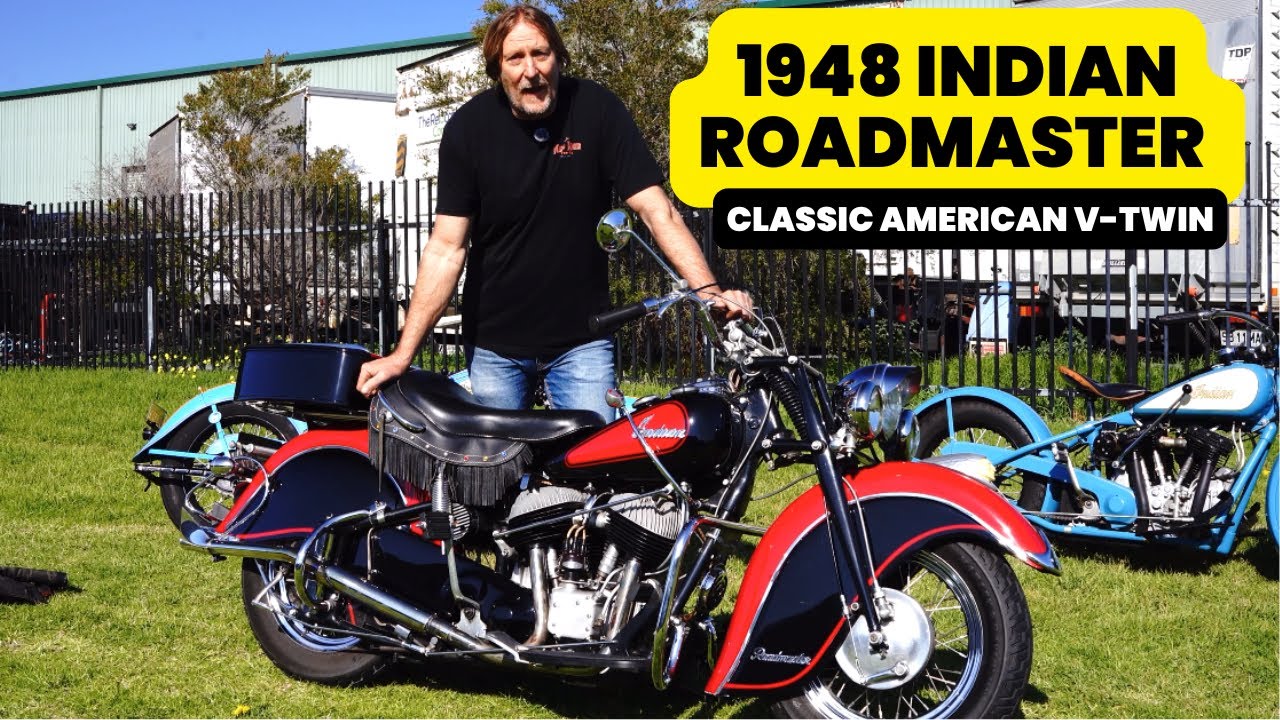 1948 Indian Chief Roadmaster - Naked Racer Moto Co - YouTube