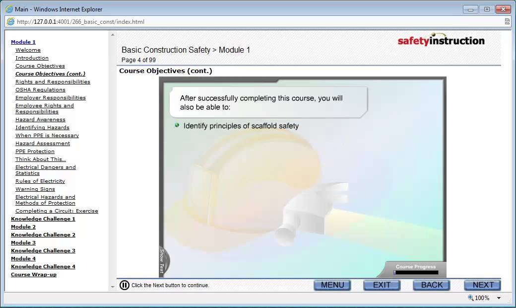 Basic Construction Safety Course - SafetyInstruction.com