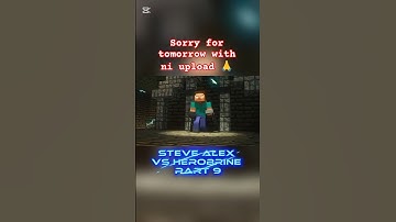 Steve Alex VS Herobrine Part 9. 2nd Last part #annegame #herobrinegamerz #herobrine #minecraft #alex