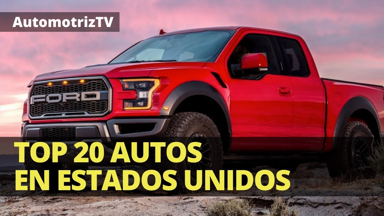 TOP 20 Autos en Estados Unidos YouTube