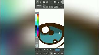 How to draw anime eyes with medibang paint || Cara menggambar mata anime di medibang paint