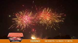 KEMBANG API PETASAN MERCON KERINCI - 100 SHOTS 1.2 INCH (DURASI 17 DETIK) #petasan #wedding #pyro