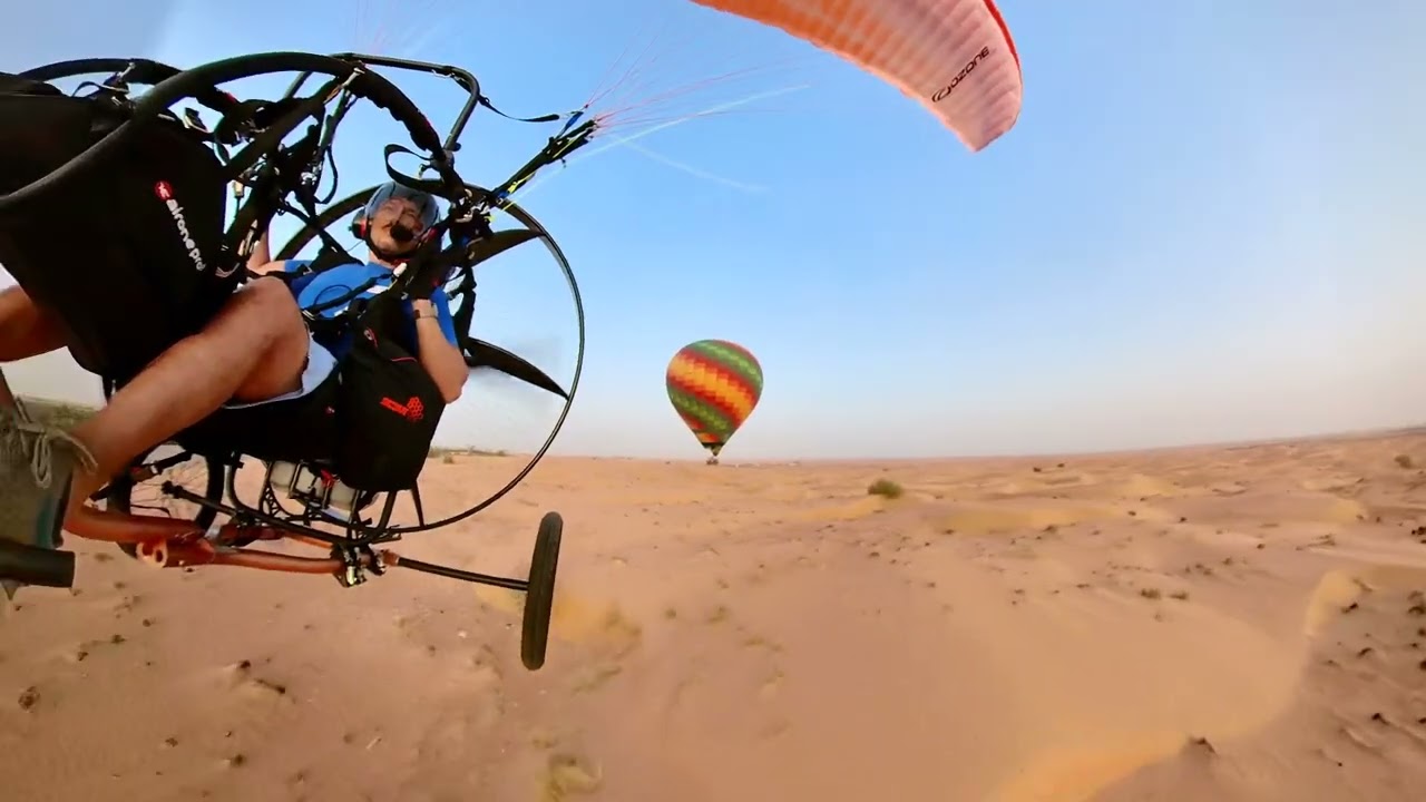 Scout paramotor and Airone PRO tandem trike, Solo test flight