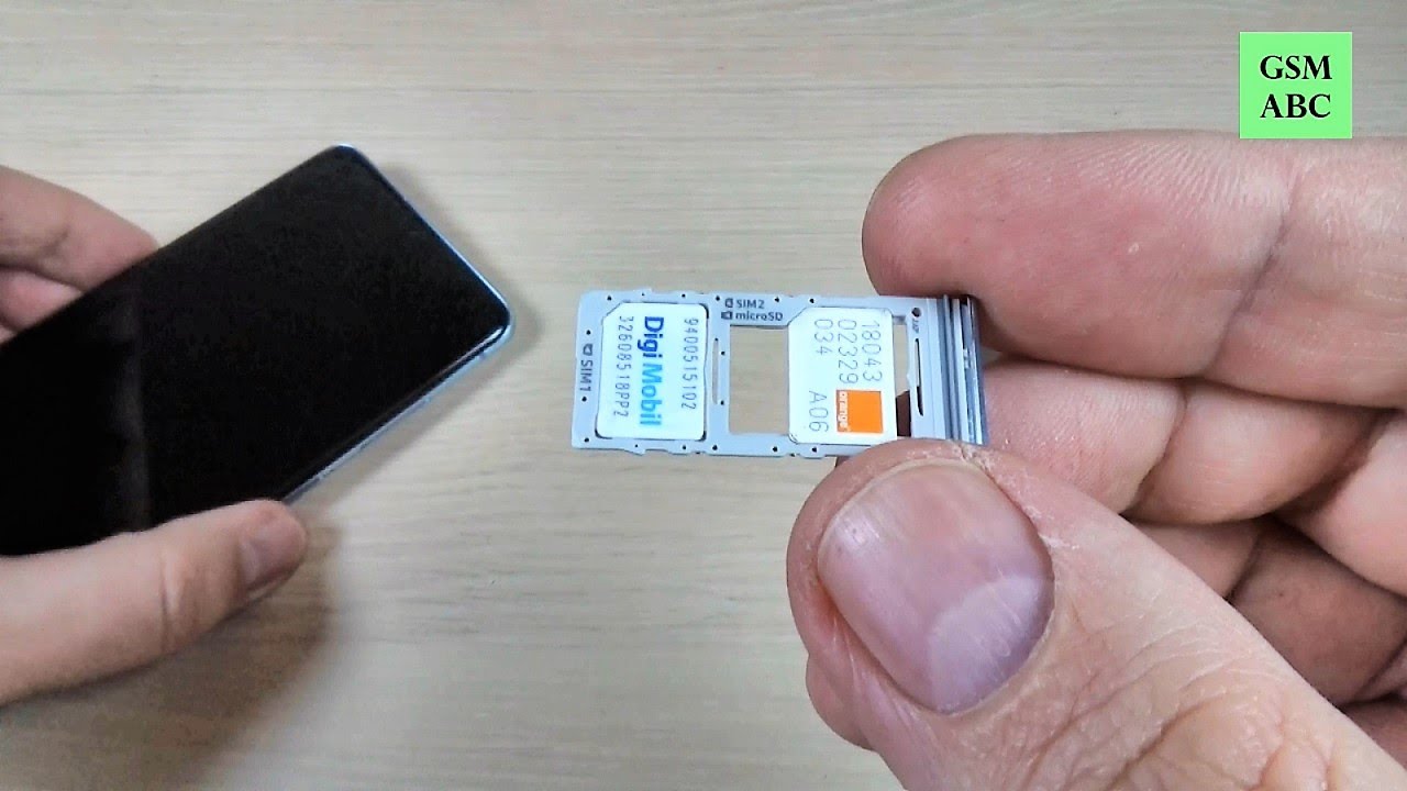 Insert Sim & Memory Sd Card - Samsung Galaxy S20, S20+ & Ultra - Youtube