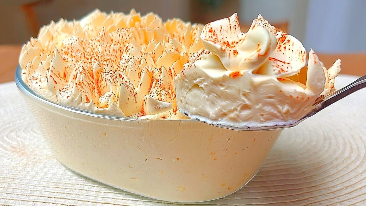 Просто смешайте персики и бананы! Лучший французский десерт за 5 минут! Никакой выпечки!