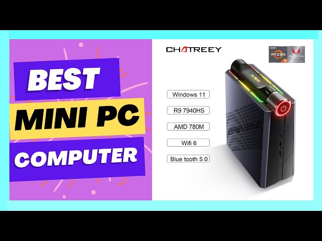 Chatreey AM08 Mini PC AMD Ryzen 7 7735HS R9 6900HX 680M 7940HS 780M 8 Cores