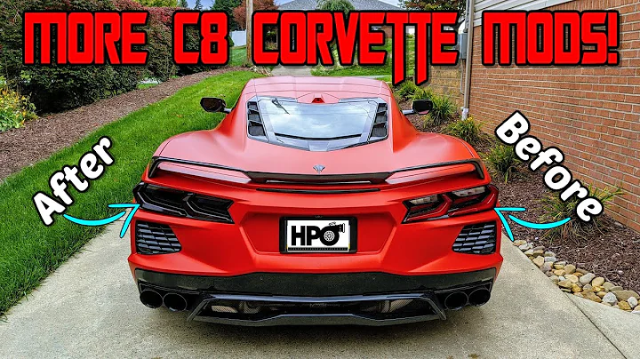 C8 Corvette EASY tail light modification! LOOKS FANTASTIC!!
