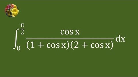 Evaluating the definite integral using tangent half angle substitution (Mis-2531)