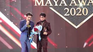MAYA AWARDS 2020  มิว ศุภศิษฏ์ & กลัฟ คณาวุฒิ รางวัล ดาราคู่ขวัญหรือคู่จิ้น ขวัญใจมหาชน