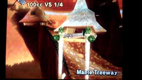 MarioKart Wii Maple Treeway shortcut