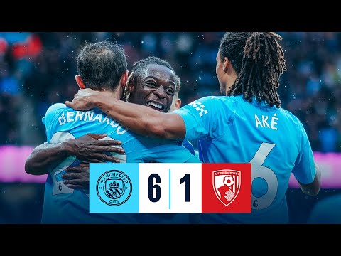 Manchester City Bournemouth Goals And Highlights