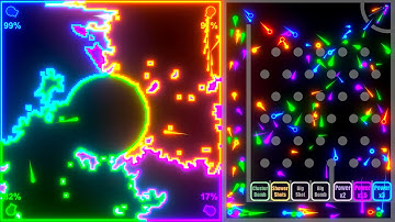 Neon Marble Territory War