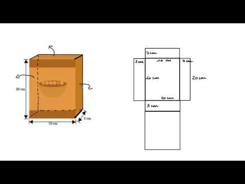 Vidéo: Comment trouve-t-on la hauteur d'une boîte compte tenu de la surface ?