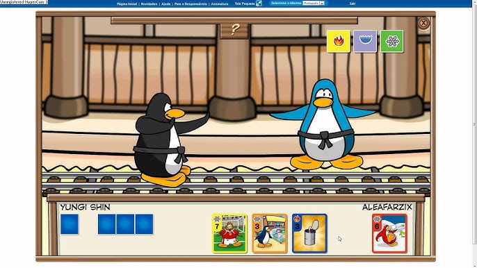 Mustache Club Penguin: Como ser um Ninja do Fogo no Club Penguin