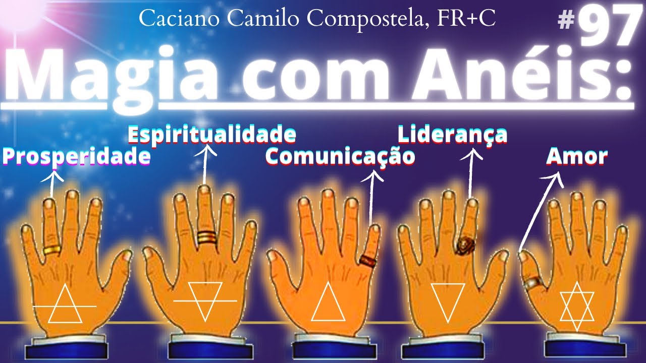 #97 Magia com ANÉIS: amor, liderança, prosperidade, comunicação e espiritualidade.