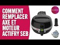 Comment remplacer le moteur et laxe de transmission dune friteuse actifry seb