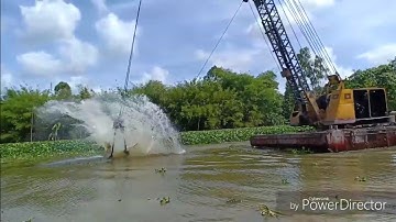 Xáng cạp đất. Xáng dây nạo vét lòng sông 141- Thủy Miền Tây