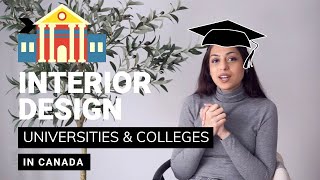 Interior Design Universities and Colleges in Canada