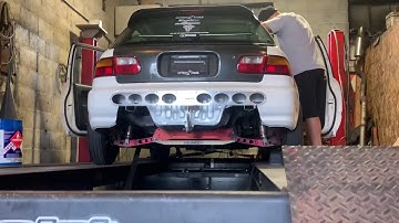 B18C type R on M5 dyno pull
