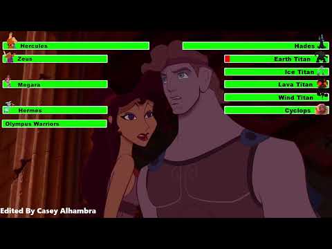 Hercules (1997) Final Battle with healthbars 1/2