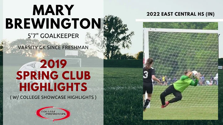 Mary Brewington | 5'7" GK | 2019 Spring Club Highl...