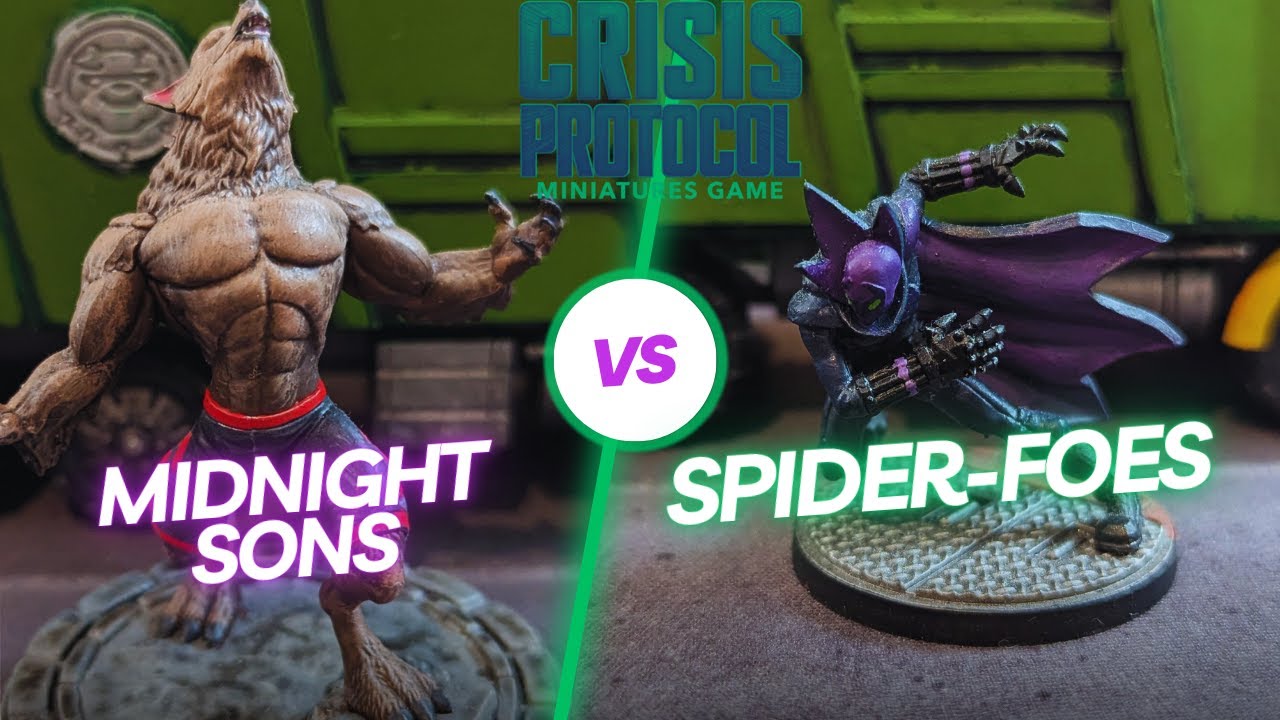 Враги-пауки против Сынов Полночи ~ Боевой отчёт Marvel Crisis Protocol №107