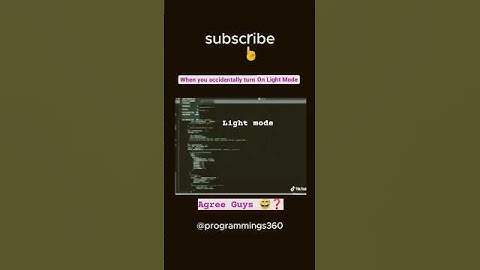 when you accidentally turn on light mode during coding #codingshorts #programmerlife #programming360